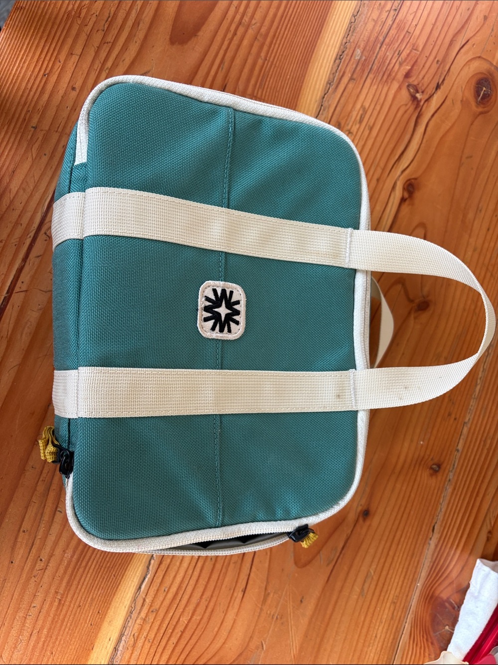 Teal & White Insulated Lunch Tote by